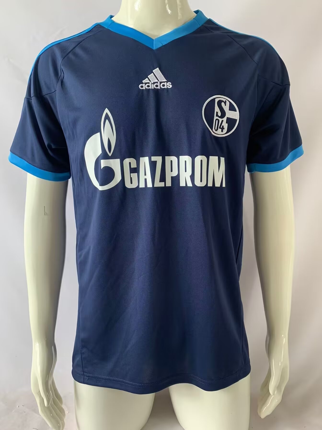 01 Retro Version Schalke 04 Blue Thailand Soccer Jersey AAA-503