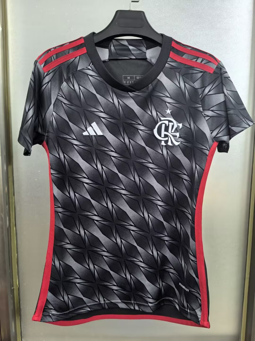 2024/25 CR Flamengo 2nd Away Black & Gray Thailand Women Soccer Jersey AAA-1116/908/JJ