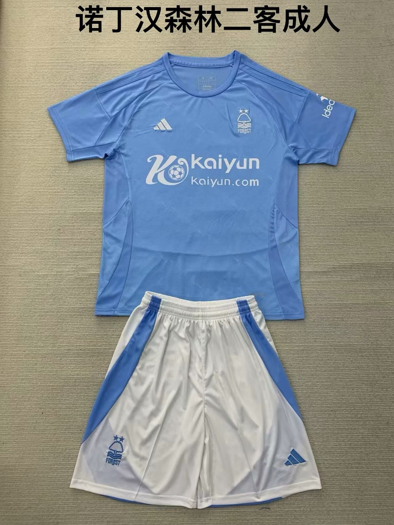 2024/25 Nottingham Forest 2nd Away Blue Thailand Soccer Jersey AAA-208