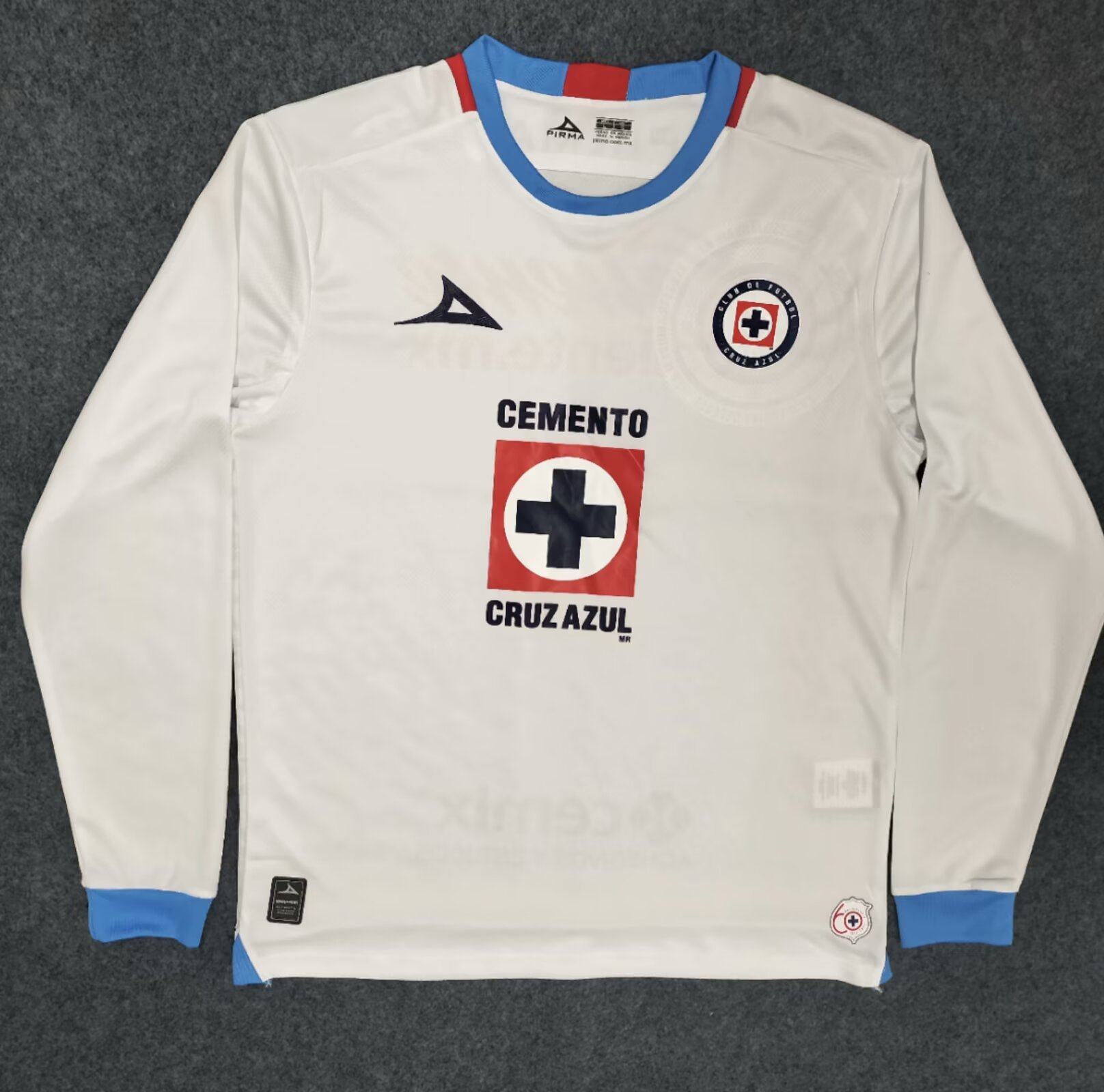 2024/25 Cruz Azul Away White LS Thailand Soccer Jersey AAA-07