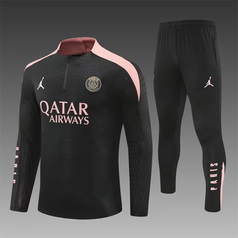 Player Version 2024/25 Paris SG Black & Pink Thailand Soccer Uniform-801