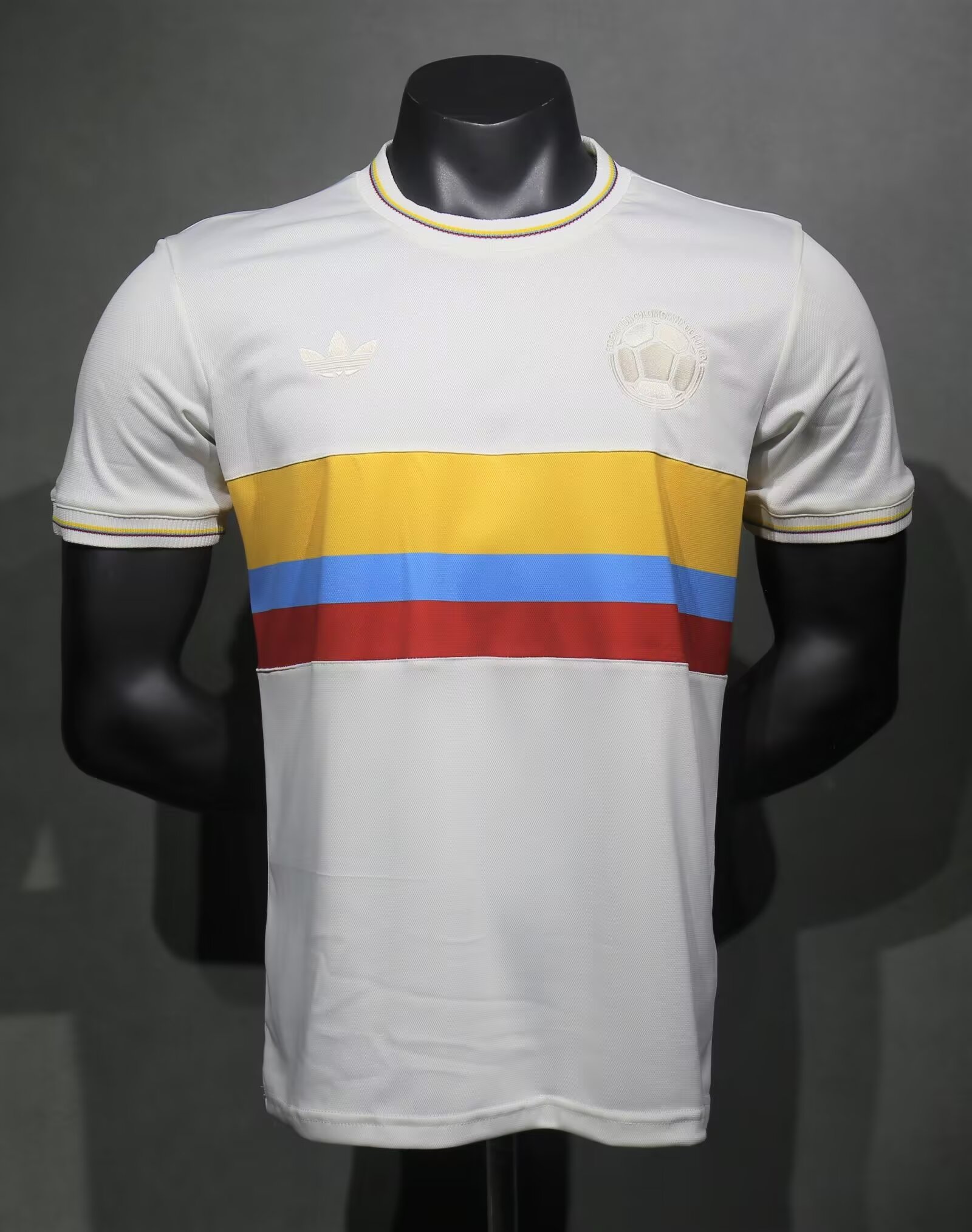 Player version 2024-25 Commemorative Version Colombia White Thailand Soccer Jersey-703/308