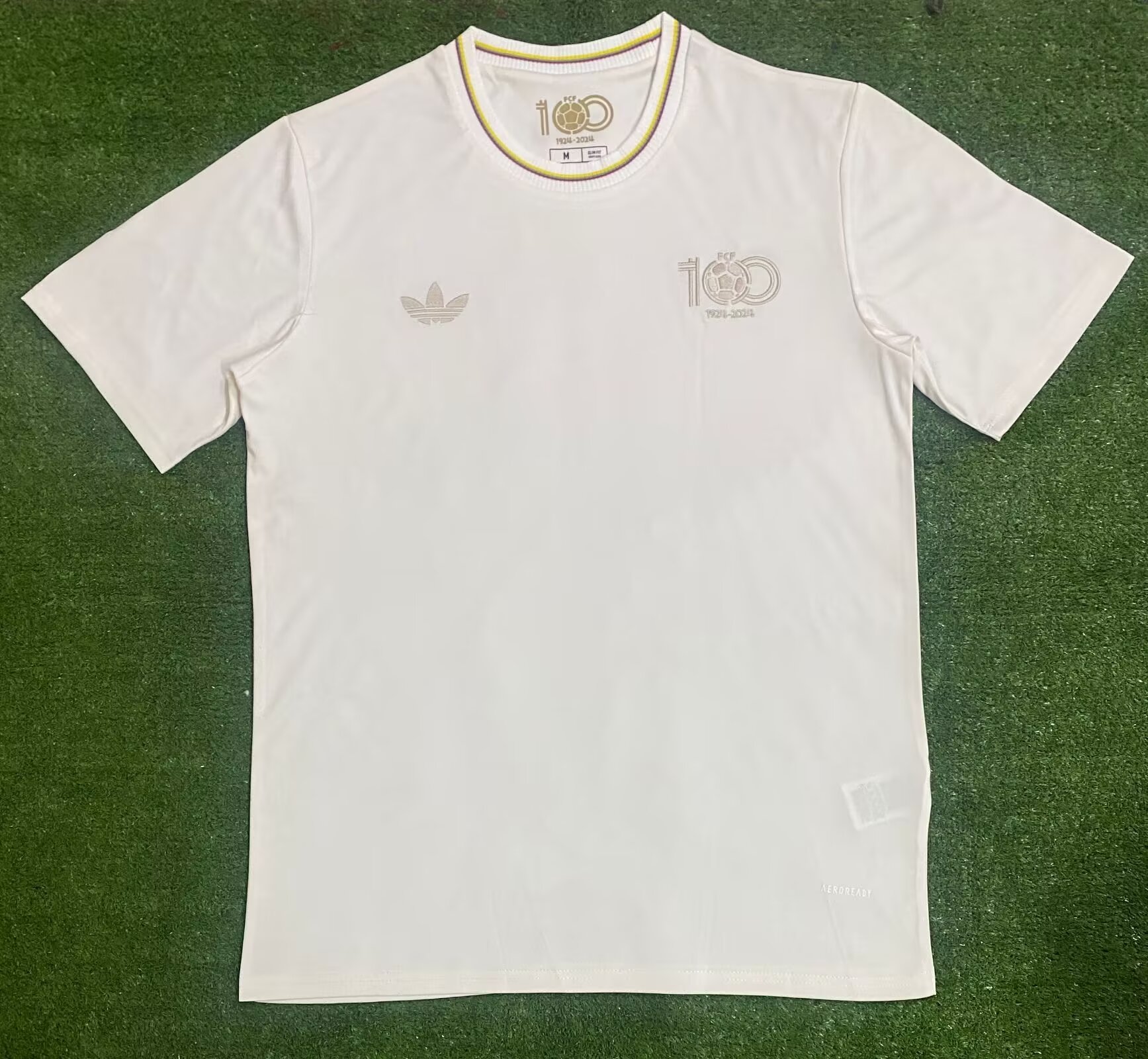 100th 2024/25 Colombia White Soccer Cotton T-Shirts-416/23