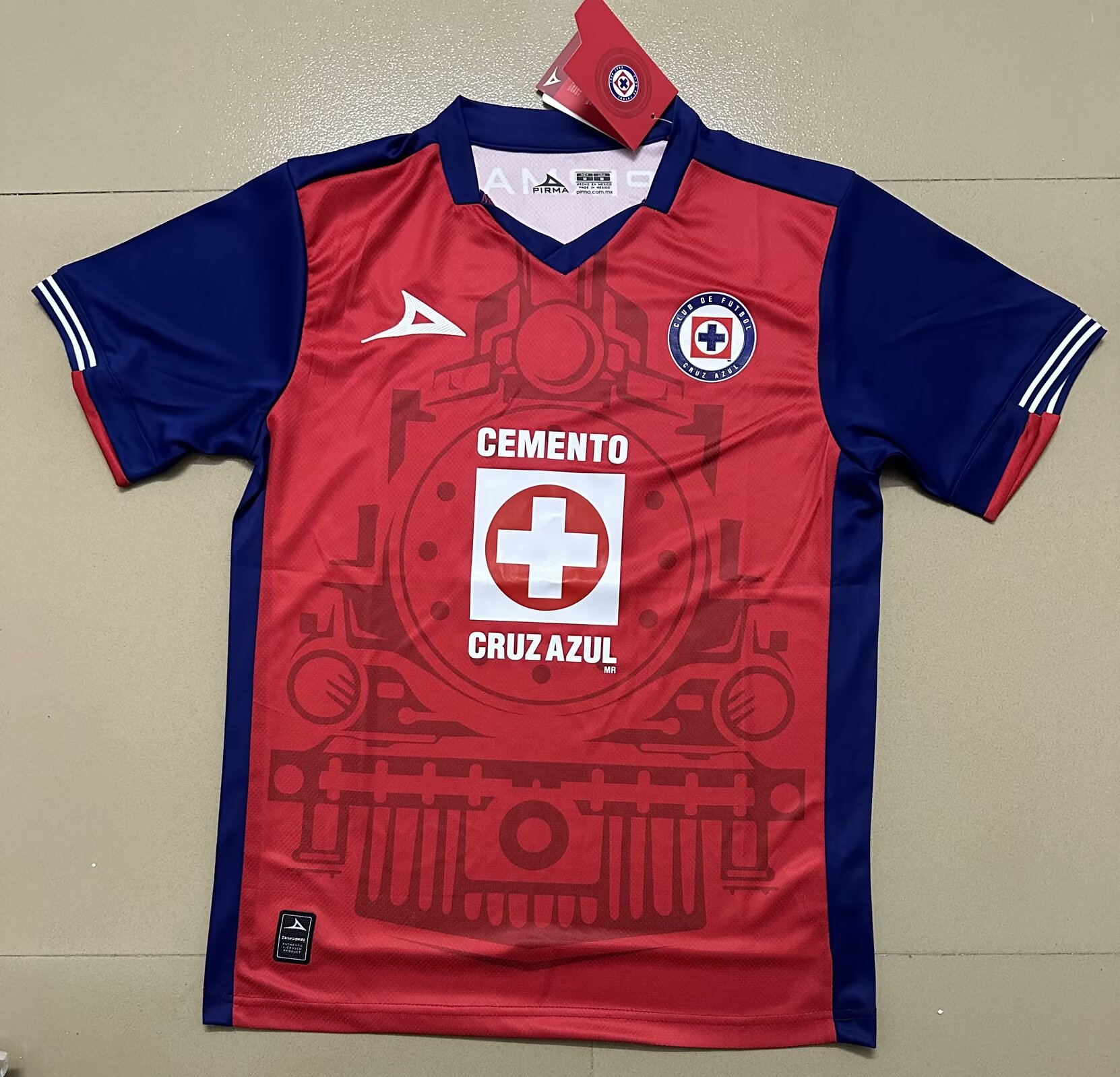 2024/25 Cruz Azul 2nd Away Red Thailand Soccer Jersey AAA-07/SH