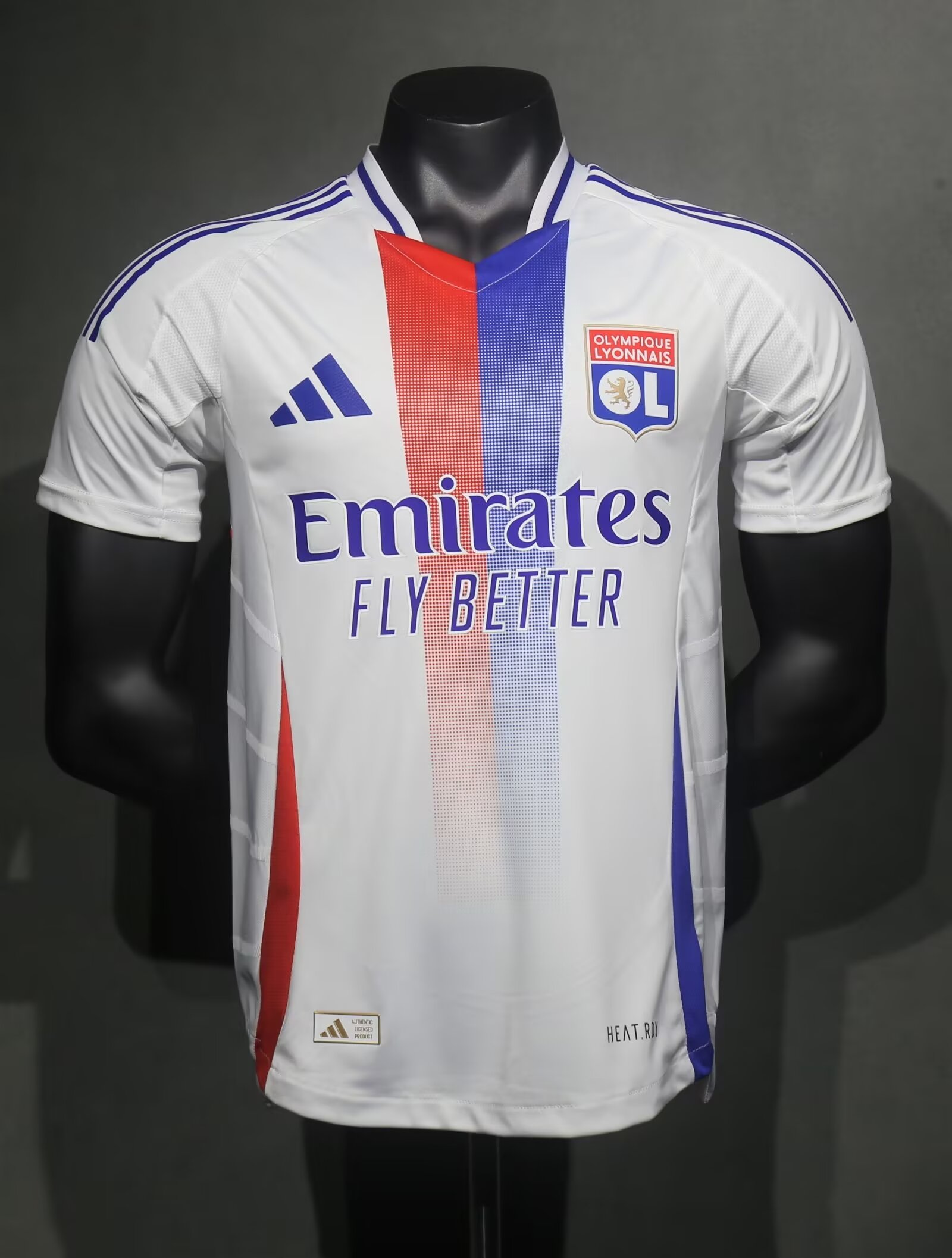 Player version 2024/25 Olympique Lyonnais Home White Thailand Soccer Jersey AAA-888/MY/308