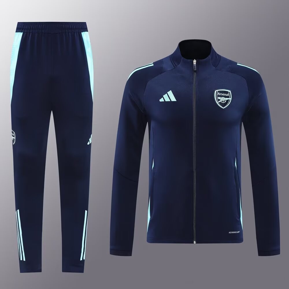 2024/25 #02 Arsenal Royal Blue Soccer Jacket Uniform-LH