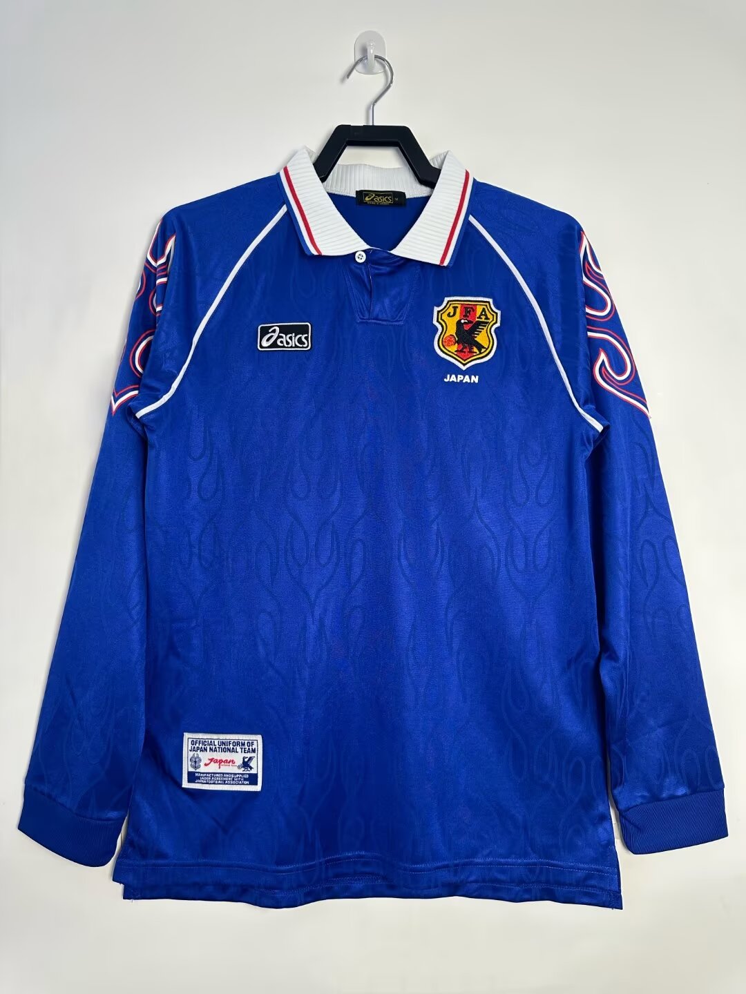 98 Retro Version Japan Blue LS Thailand Soccer Jersey AAA-710/503/811