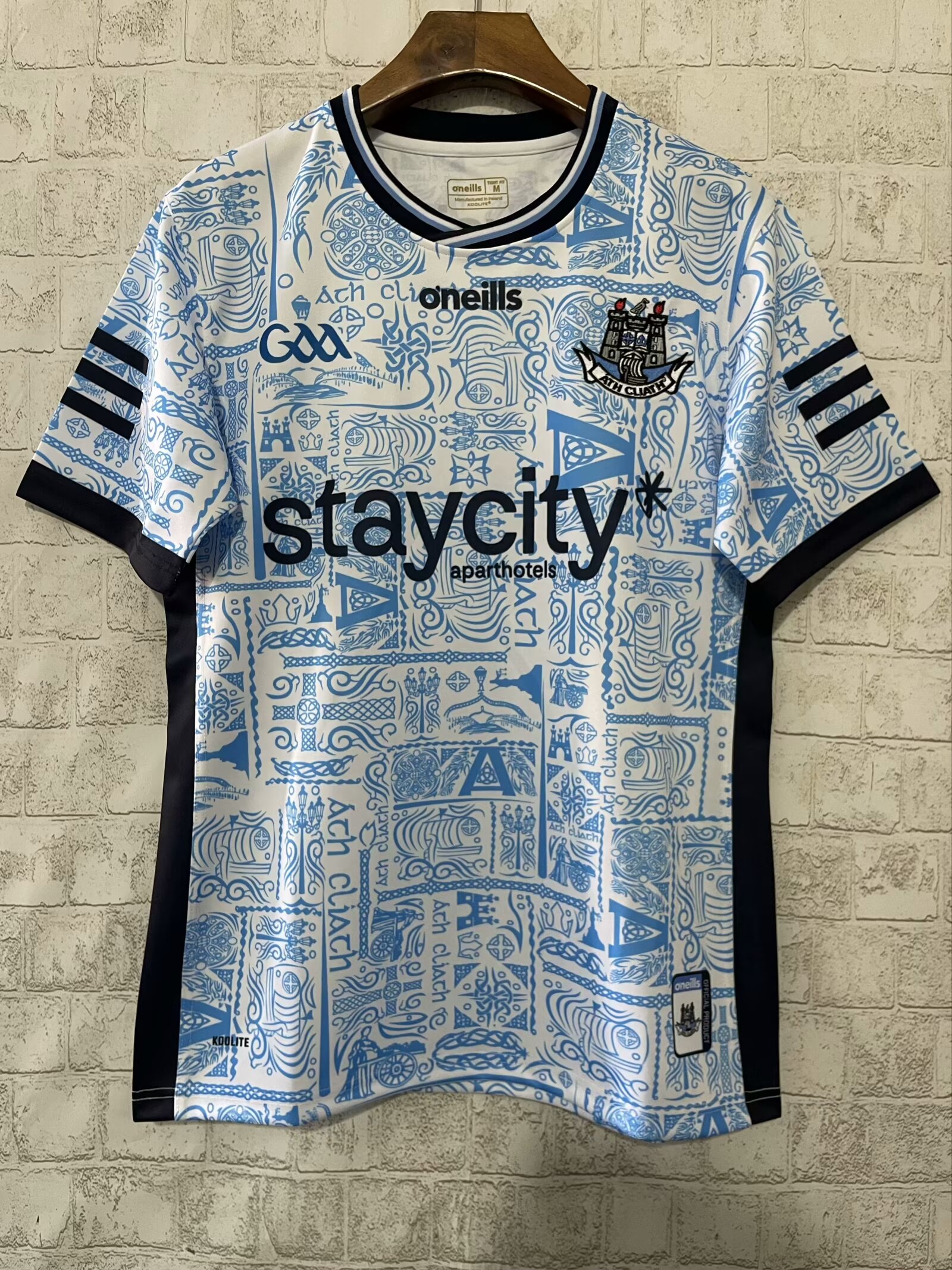 2024-25 GAA Dublin White & Blue Thailand Rugby Jersey-805