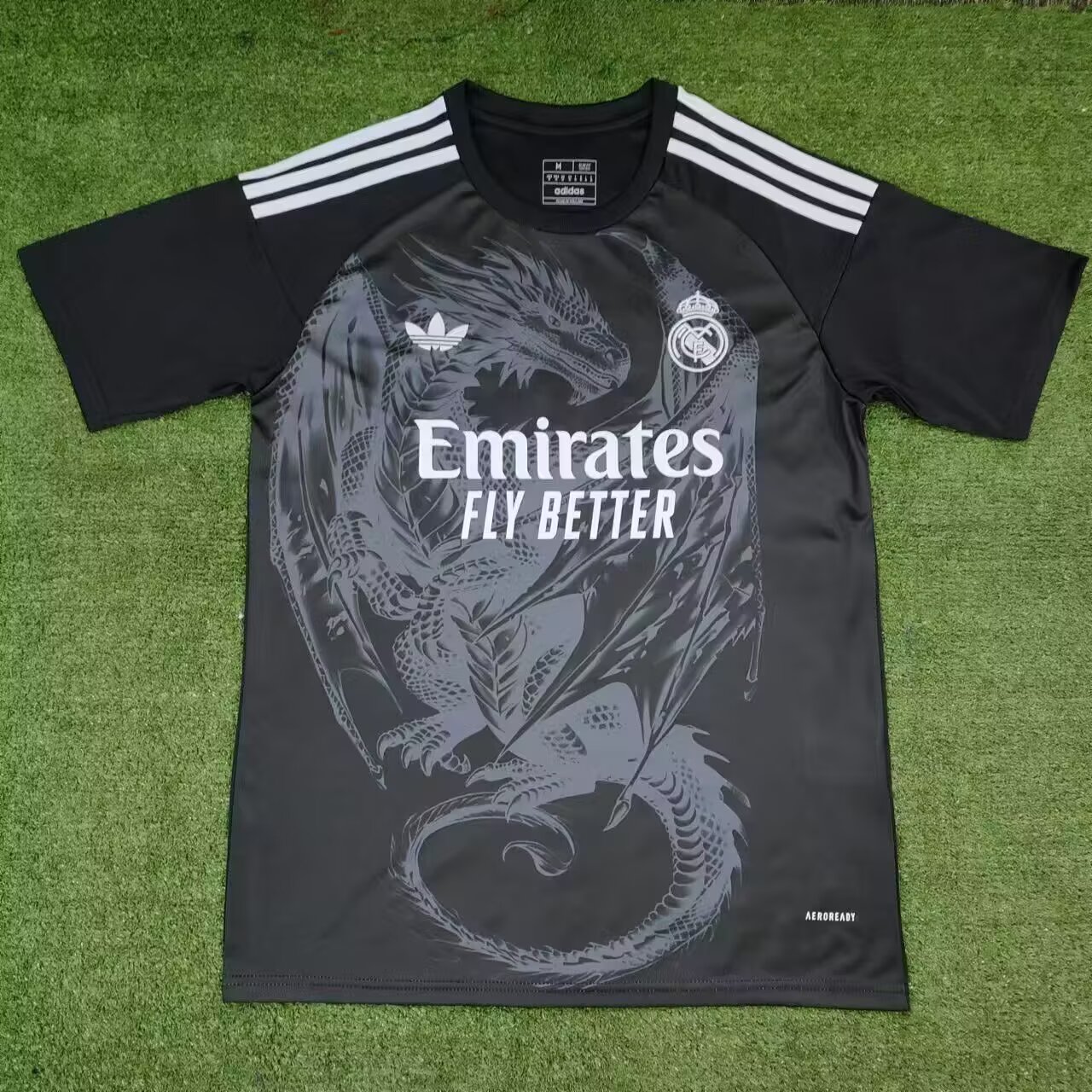 2024/25 Special Version Real Madri Black Thailand Soccer Jersey AAA-416