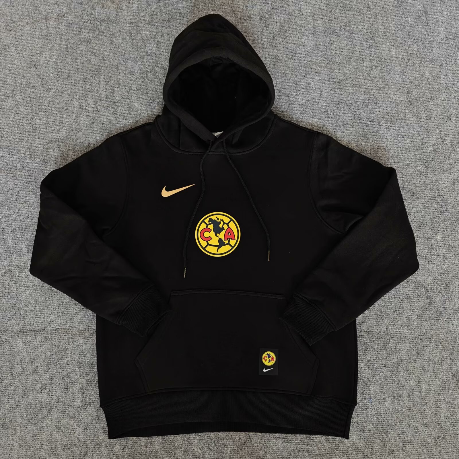 2024/25 Club América Black Thailand Soccer Tracksuit Top-308