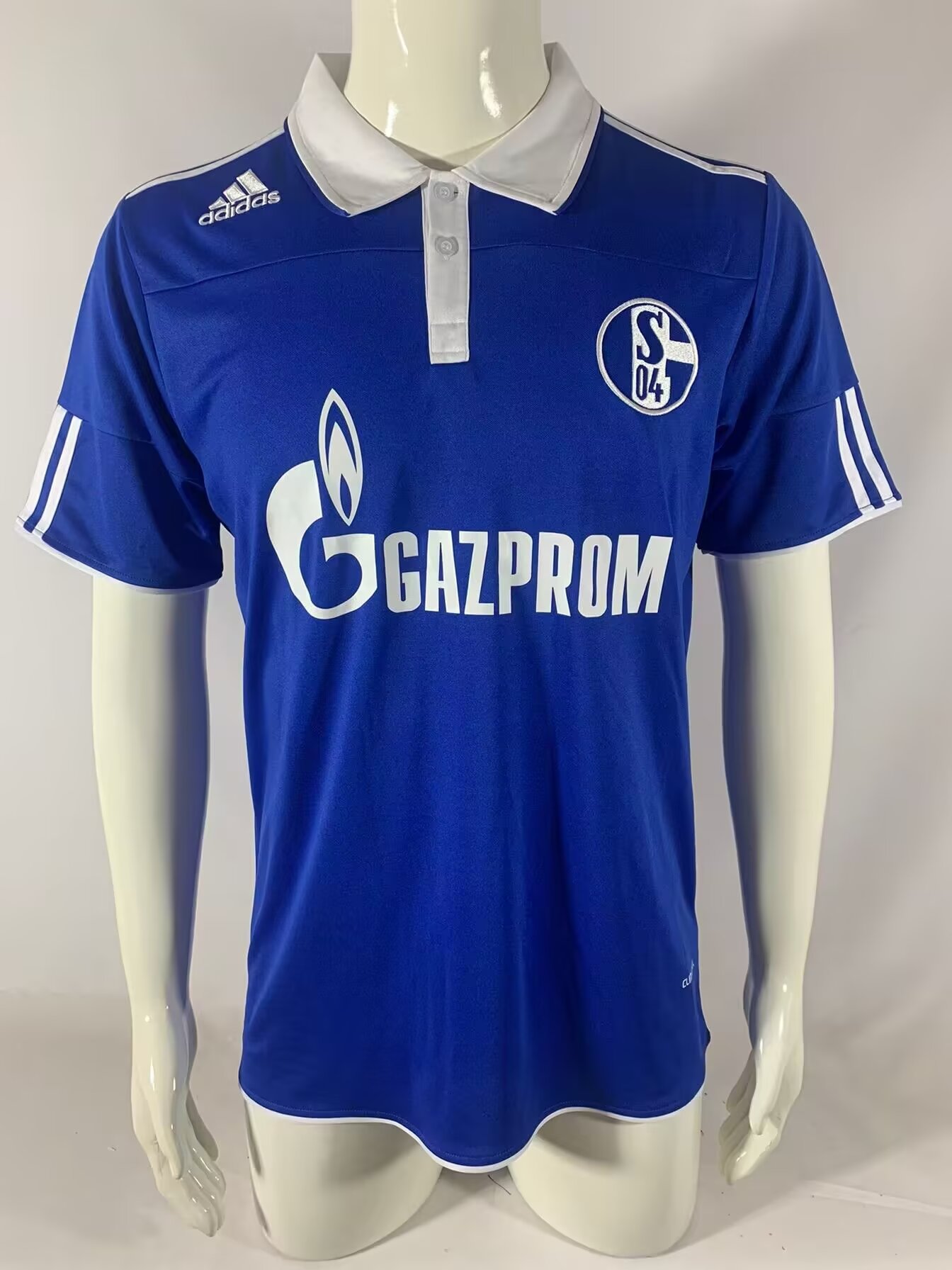 10/11 Retro Version Schalke 04 Home Blue Thailand Soccer Jersey AAA-503