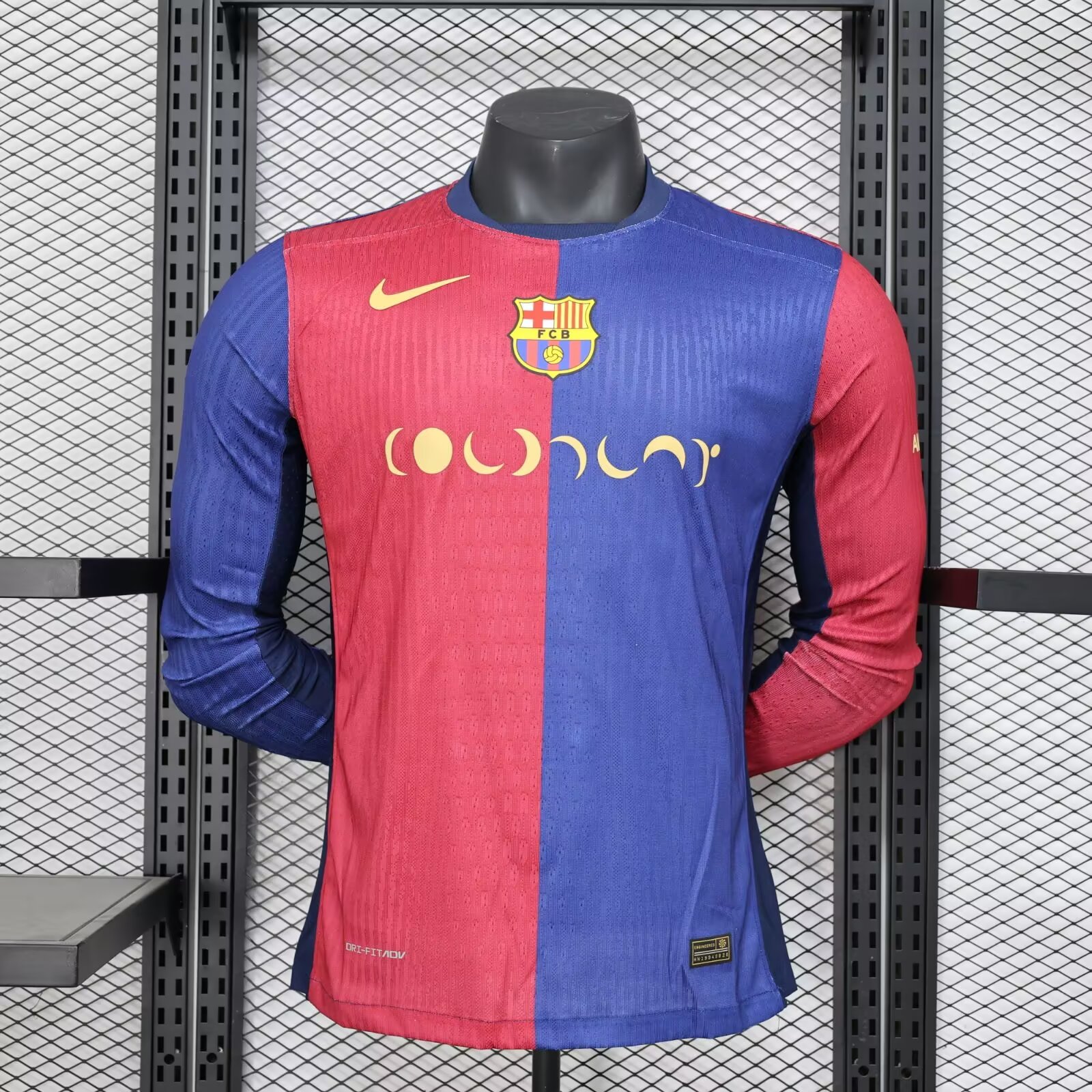 Player Special Version 2024/25 Barcelona Home Red Thailand LS Soccer Jeesey AAA-888