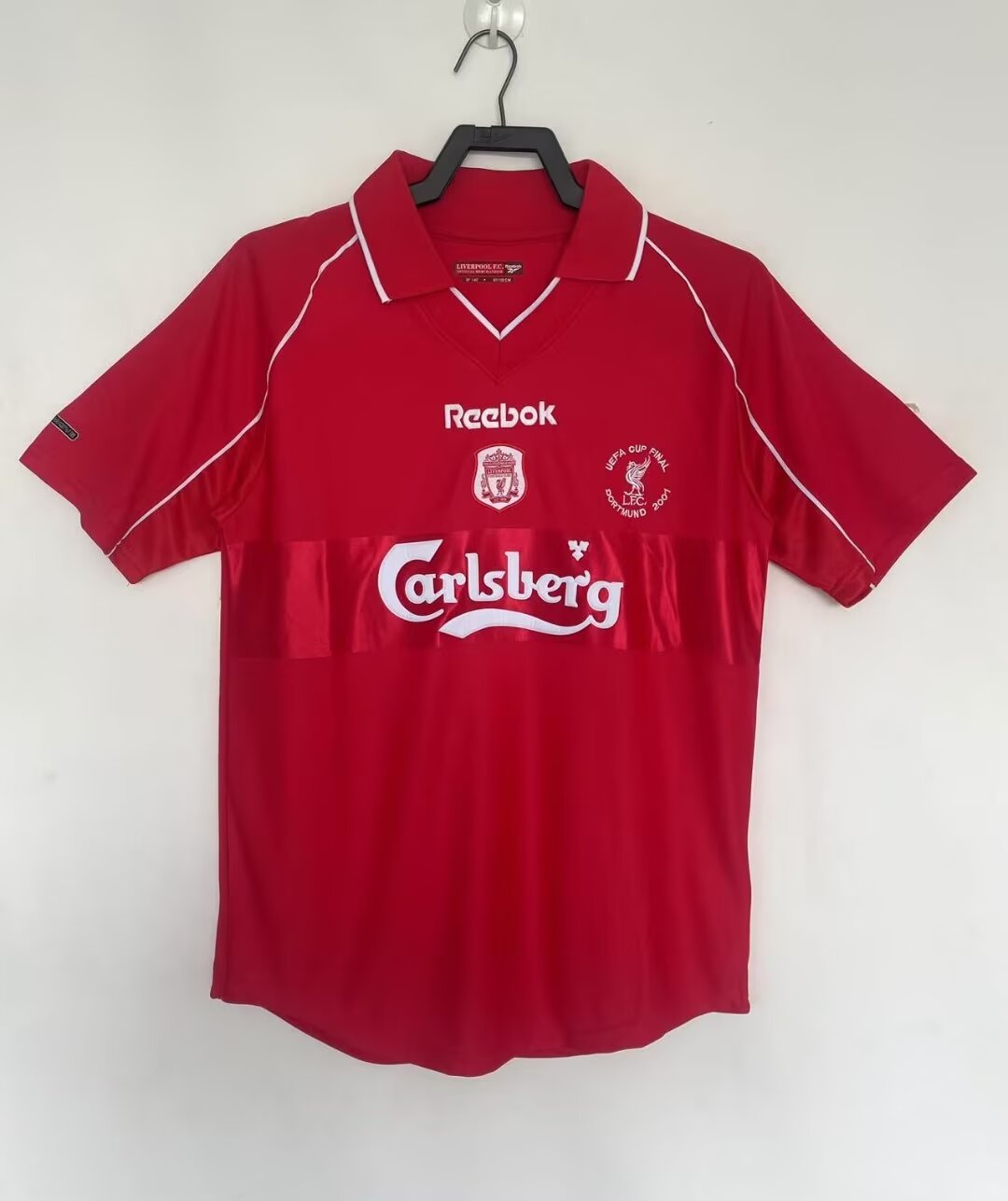 2000-01 Retro Version Liverpool Home Red Thailand Soccer Jersey AAA-710/811