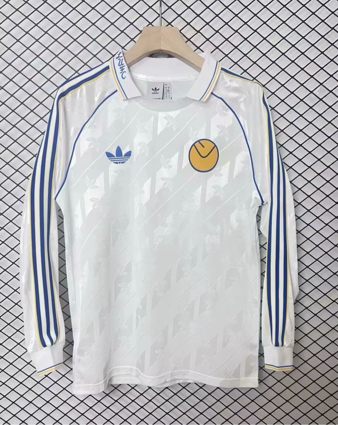 2024/25 Special Retro Version Leeds United White LS Thailand Soccer Jersey AAA-95/23