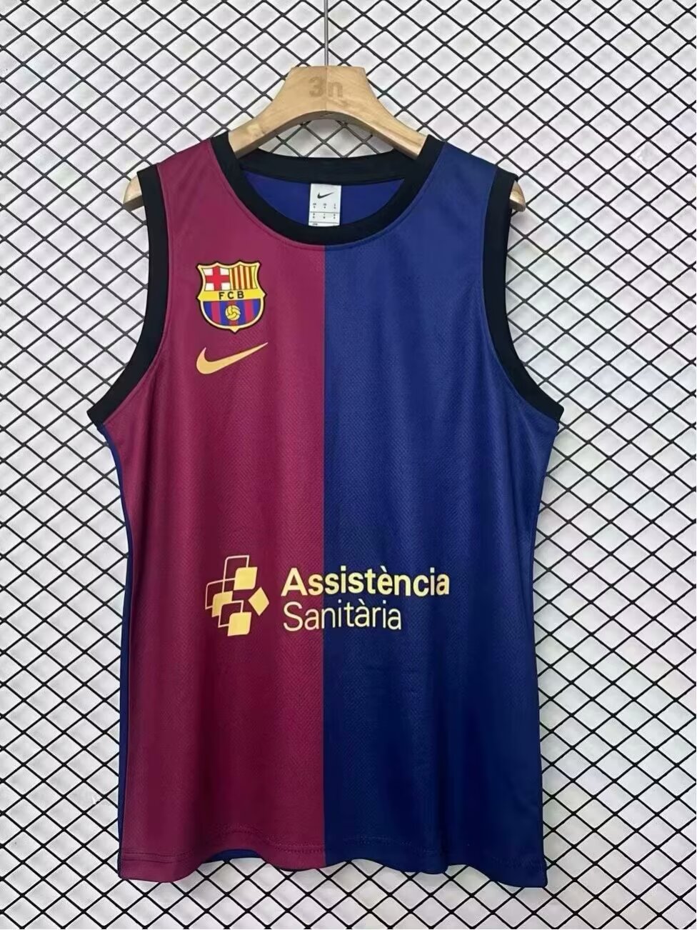 2024/25 Barcelona Blue Thailand Soccer NBA Vest-95