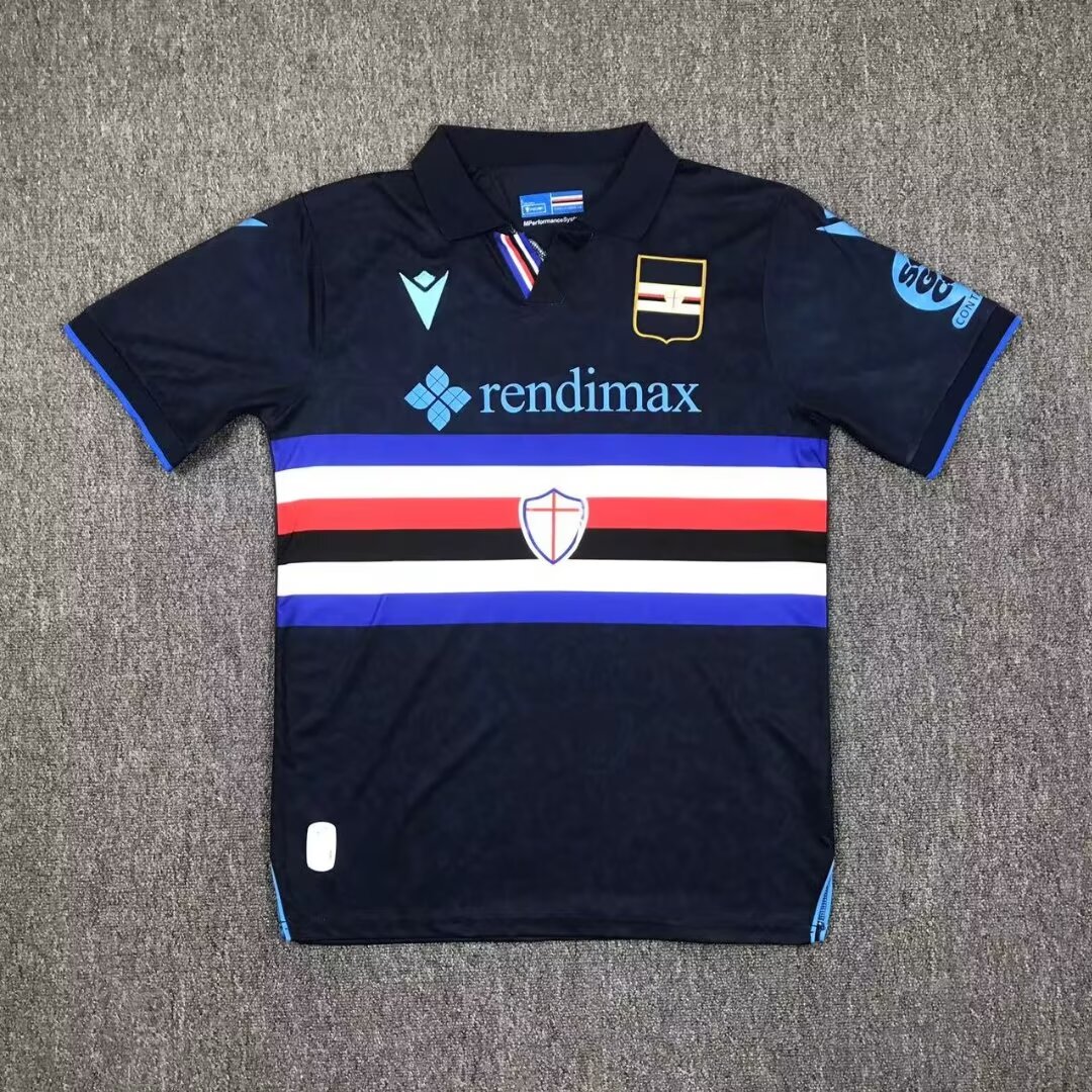 2024/25 UC Sampdoria 2nd Away Black Thailand Soccer Jersey-417