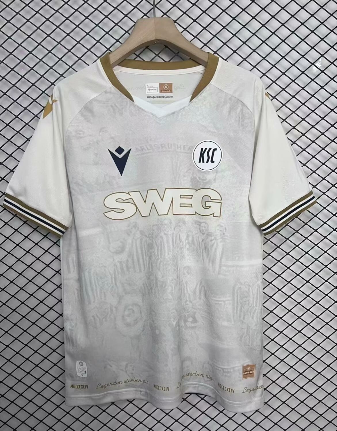 2024/25 Commemorative Version Karlsruher SC White Thailand Soccer Jersey AAA-95