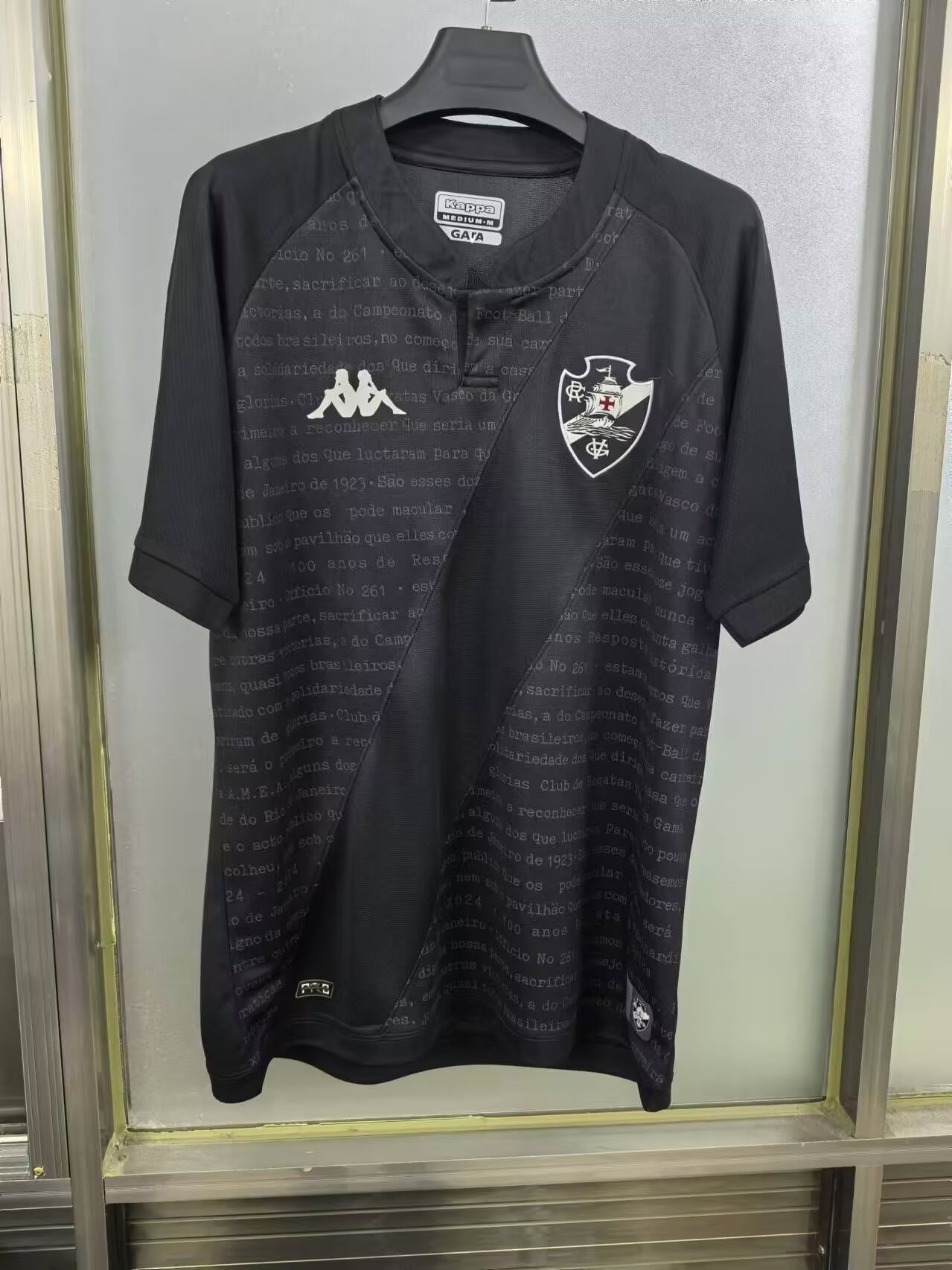 2024/25 CR Vasco da Gama Goalkeeper Black Thailand Soccer Training Jerseys-95/1116