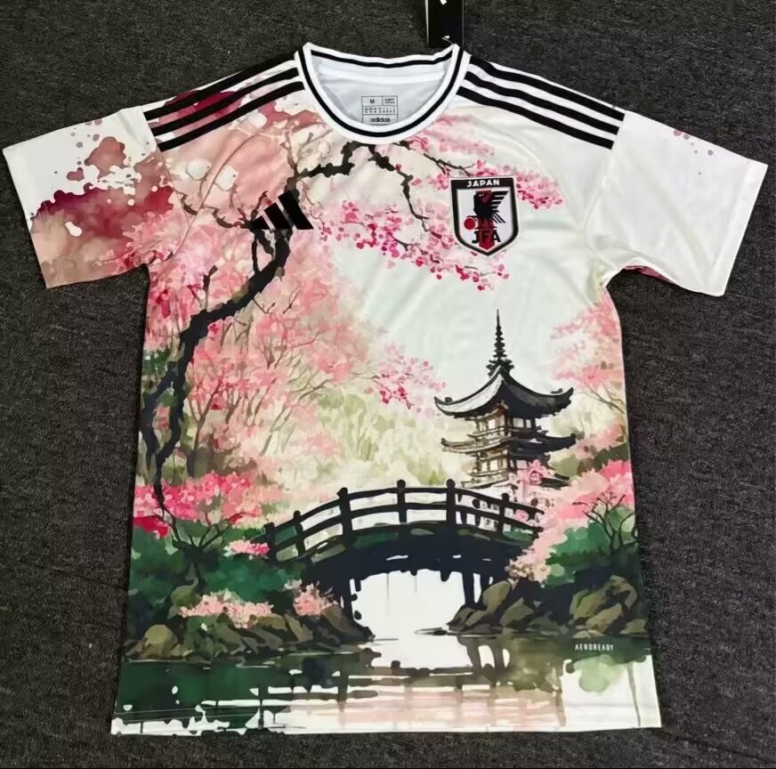 2024/25 Special Version Japan White & Pink Thailand Soccer Jersey AAA-23