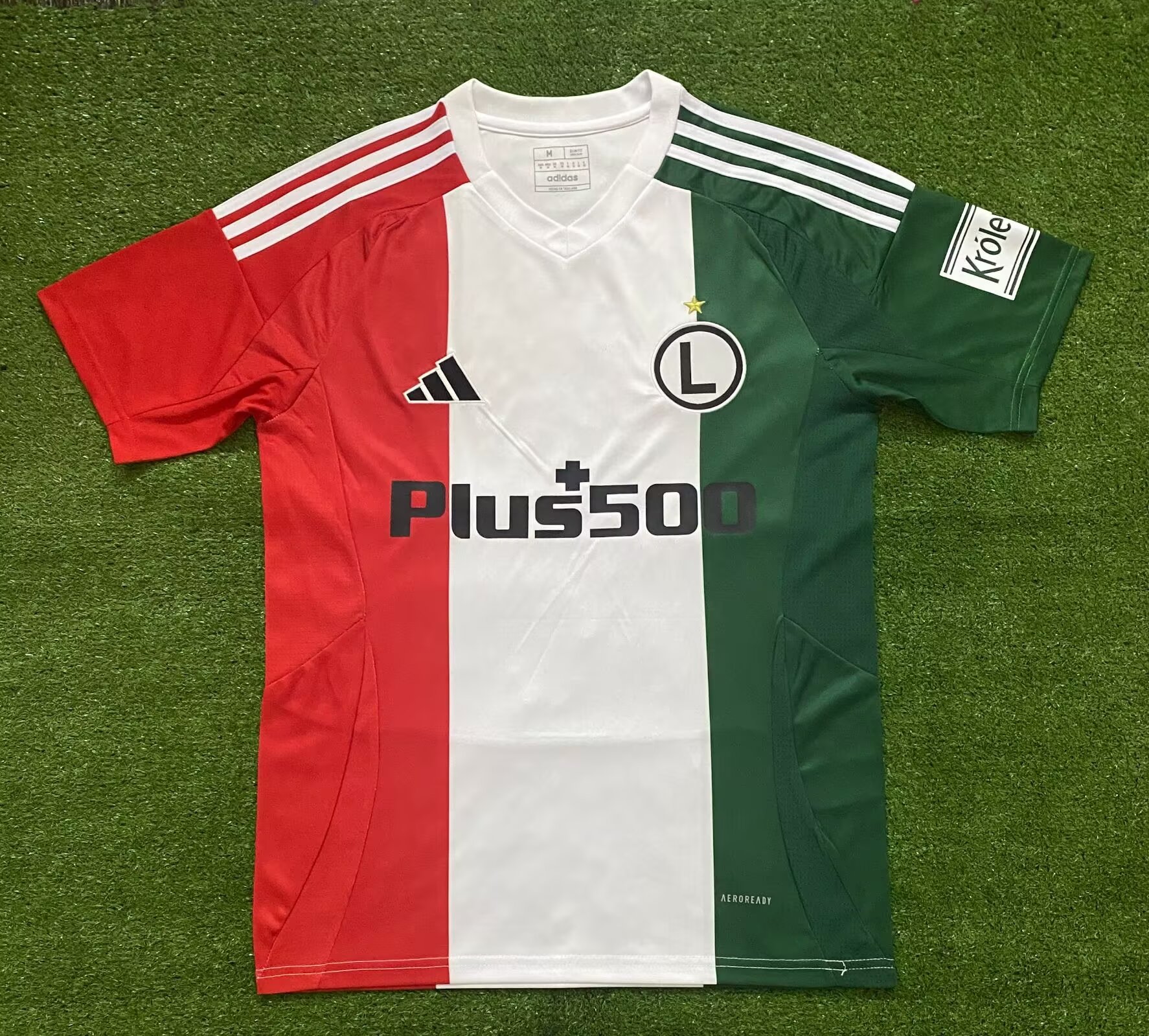 2024/25 Legia Warsaw 3nd Away Red & White & Green Thailand Soccer Jersey AAA-416