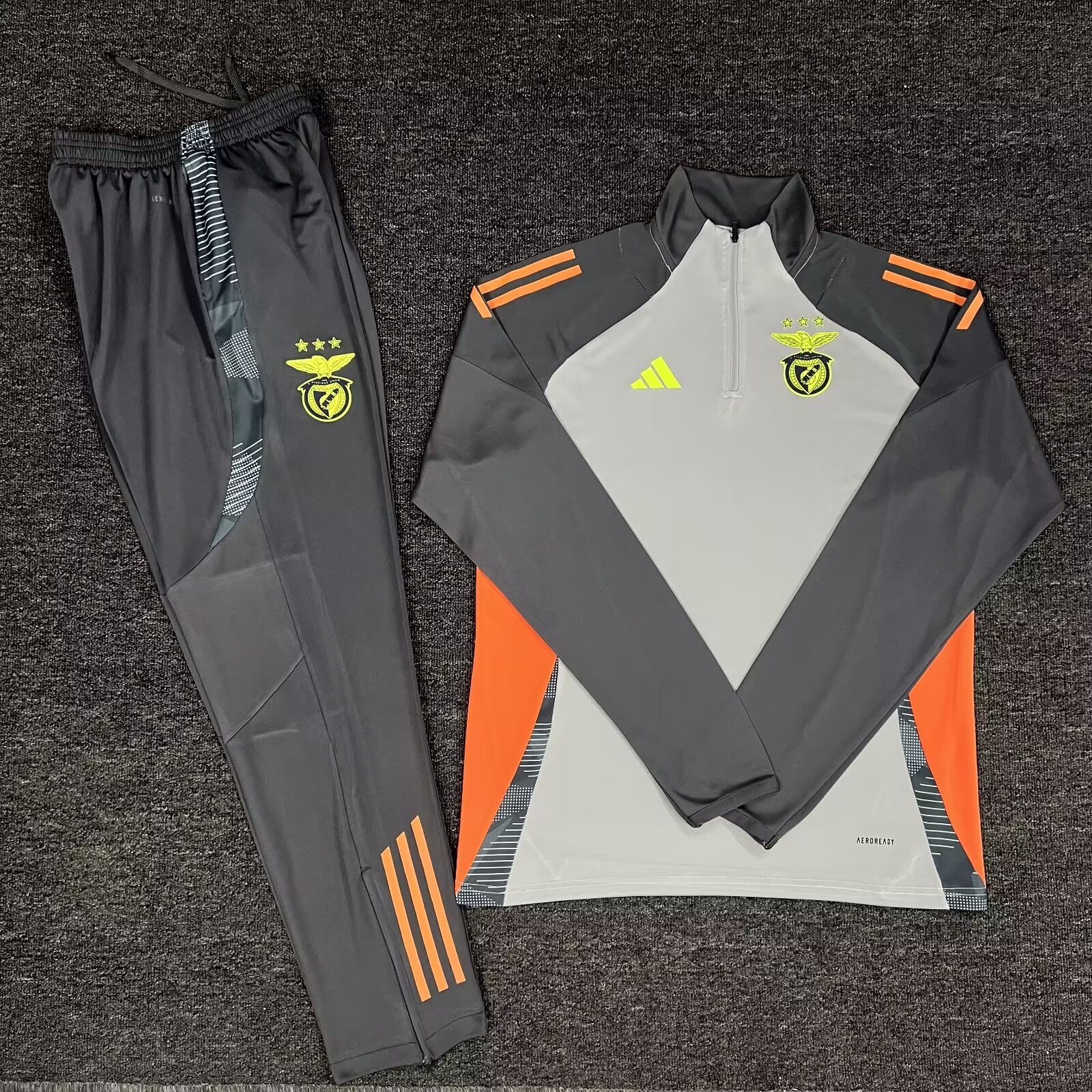 2024/25 Benfica Gray Thailand Tracksuit Uniform-522