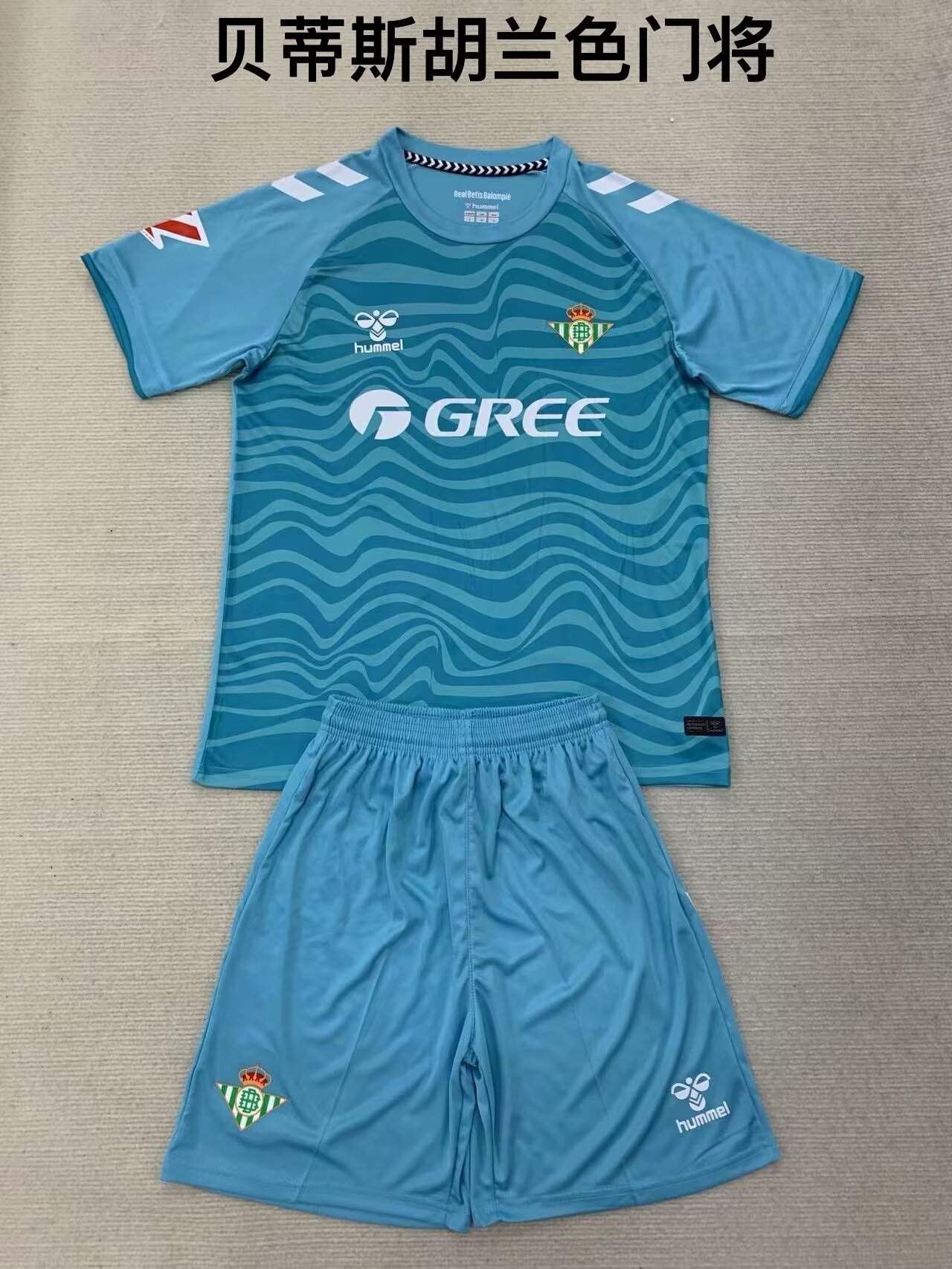 2024/25 Real Betis Goalkeeper Blue Soccer Uniform-208