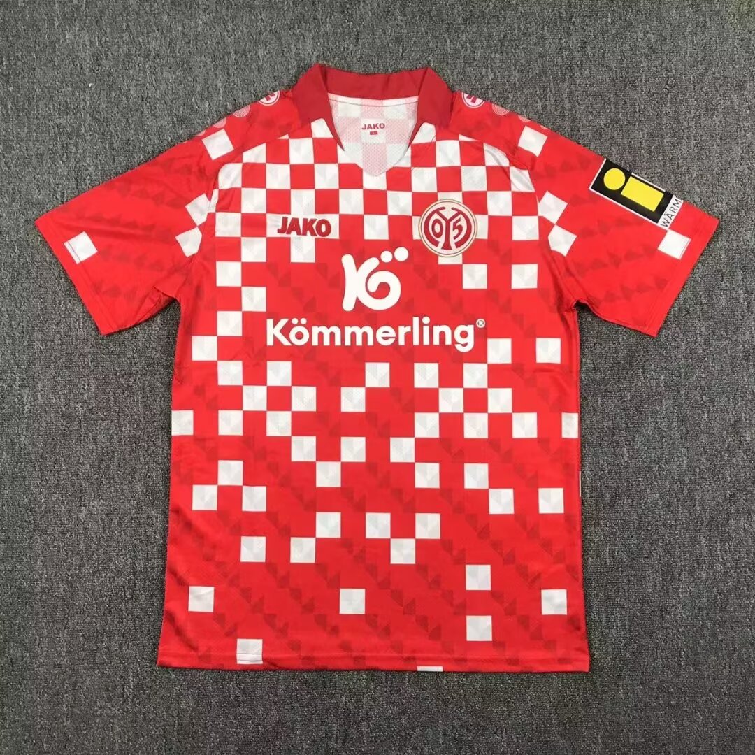 2024/25 FSV Mainz 05 Home Red Traning Thailand Soccer Jersey AAA-417