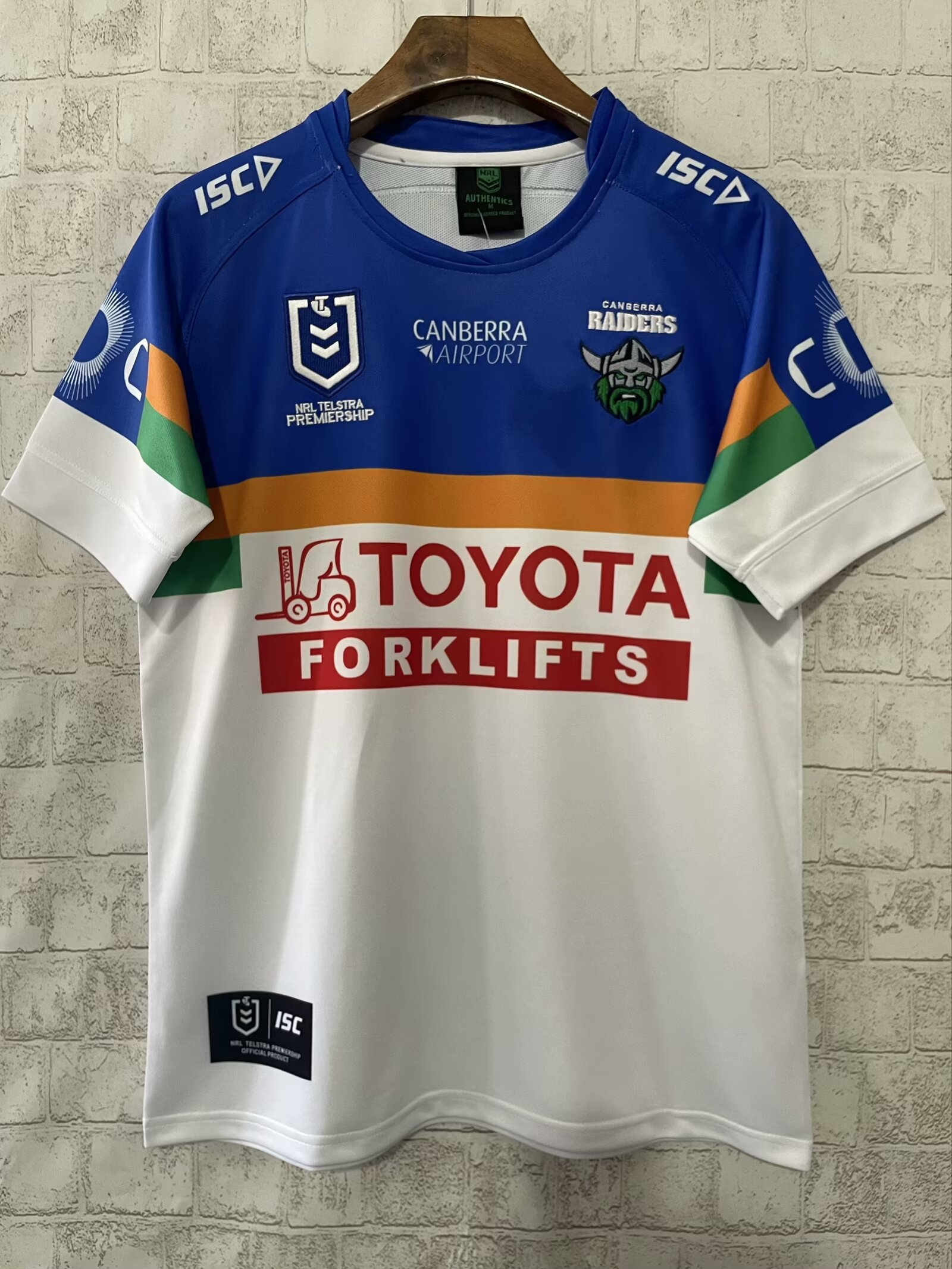 2024/25 Season NRL Raiders White & Blue Thailand Rugby Shirts-805