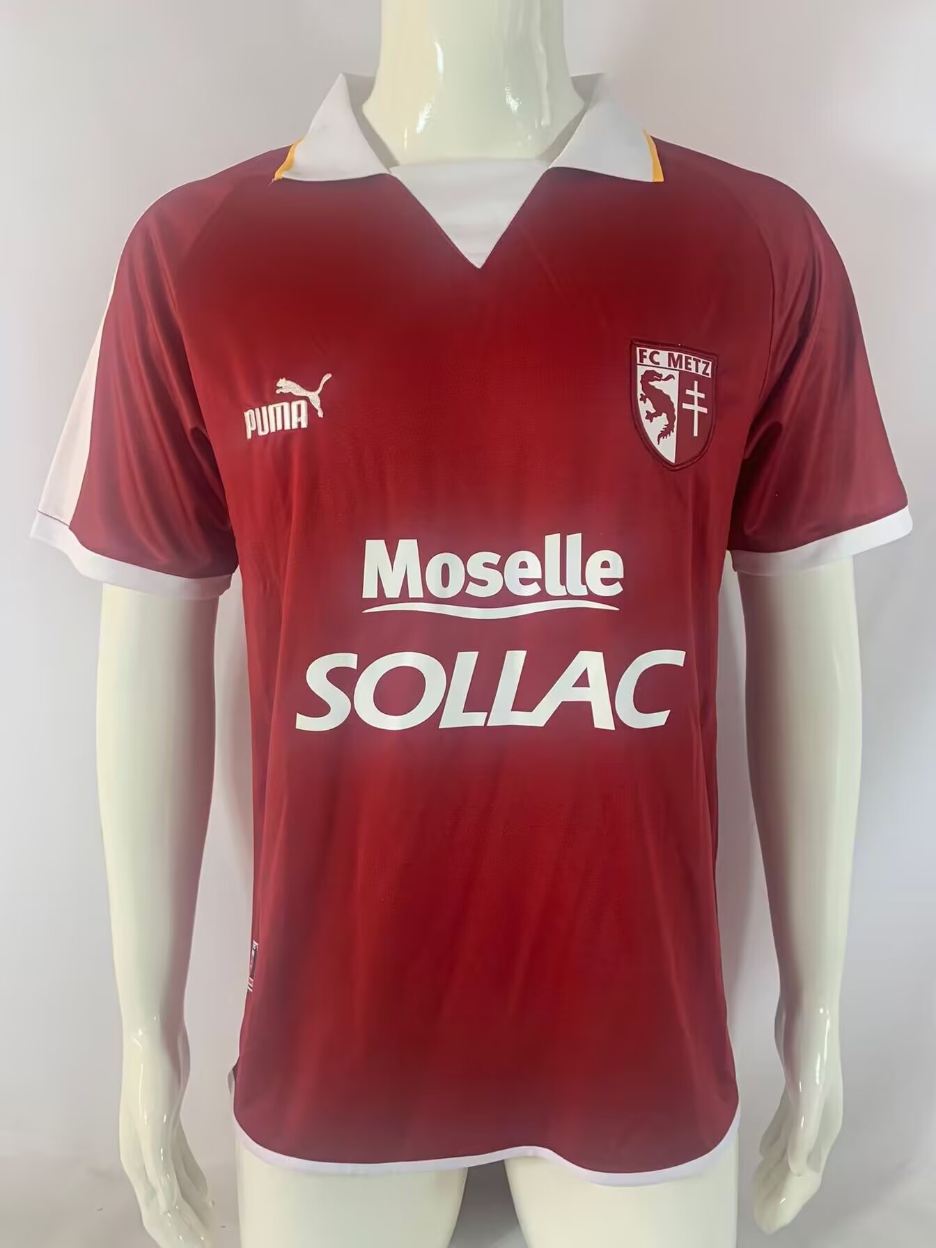 03/04 Retro Version FC Metz Red Thailand Soccer Jersey AAA-503