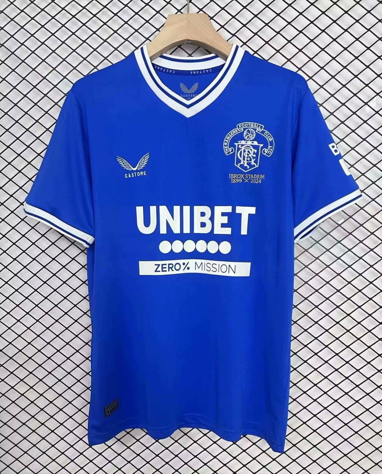 125th Commemorative Version 2024/25 Rangers Blue Thailand Soccer Jersey AAA-95/407