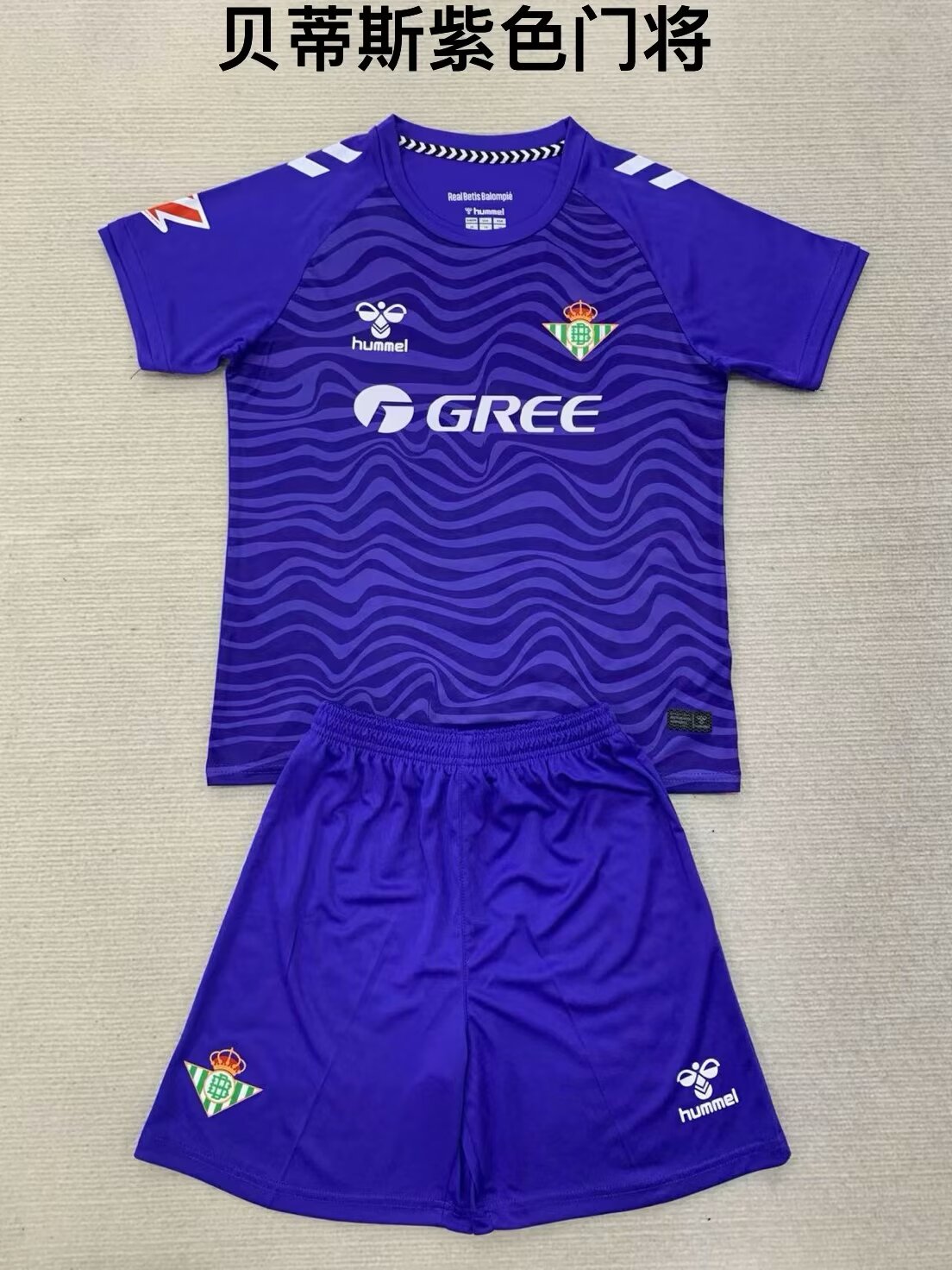 2024/25 Real Betis Goalkeeper Purple Soccer Uniform-208