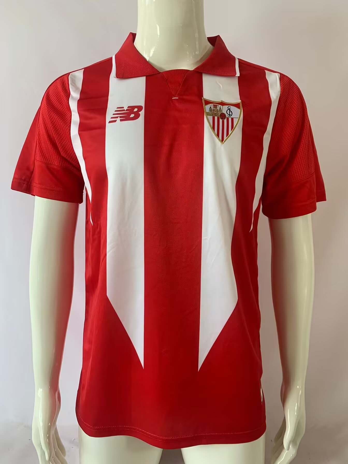 15/16 Retro Version Sevilla FC Home Red & White Thailand Soccer Jersey AAA-503