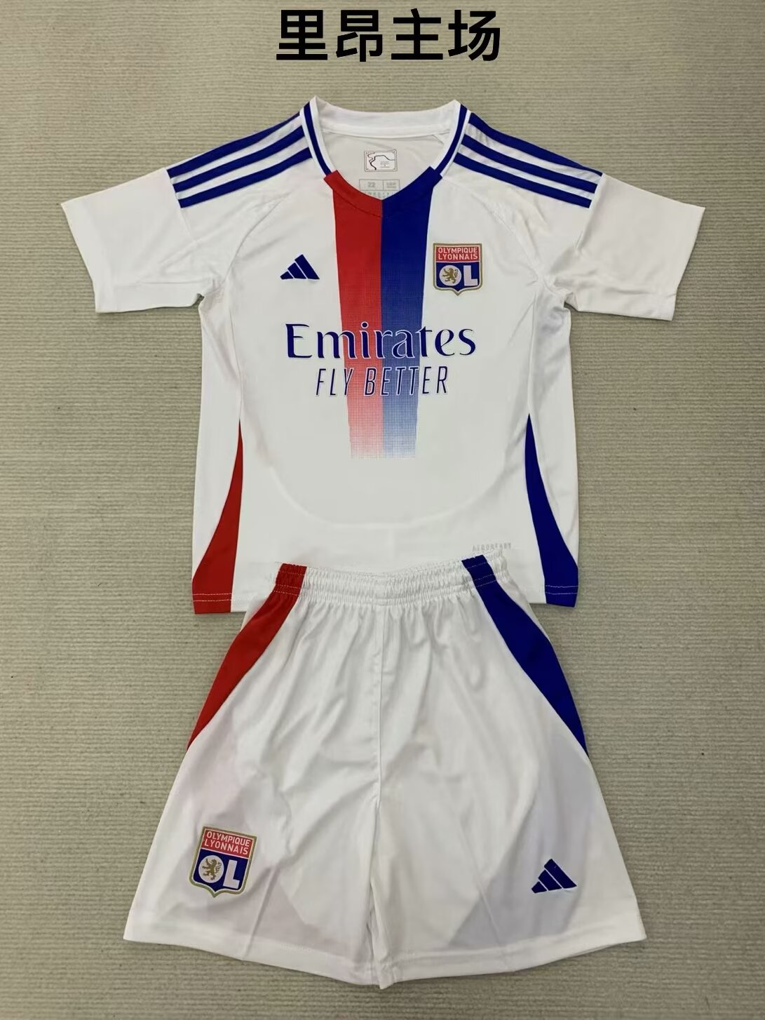 2024/25 Olympique Lyonnais Home White Soccer Uniform-208