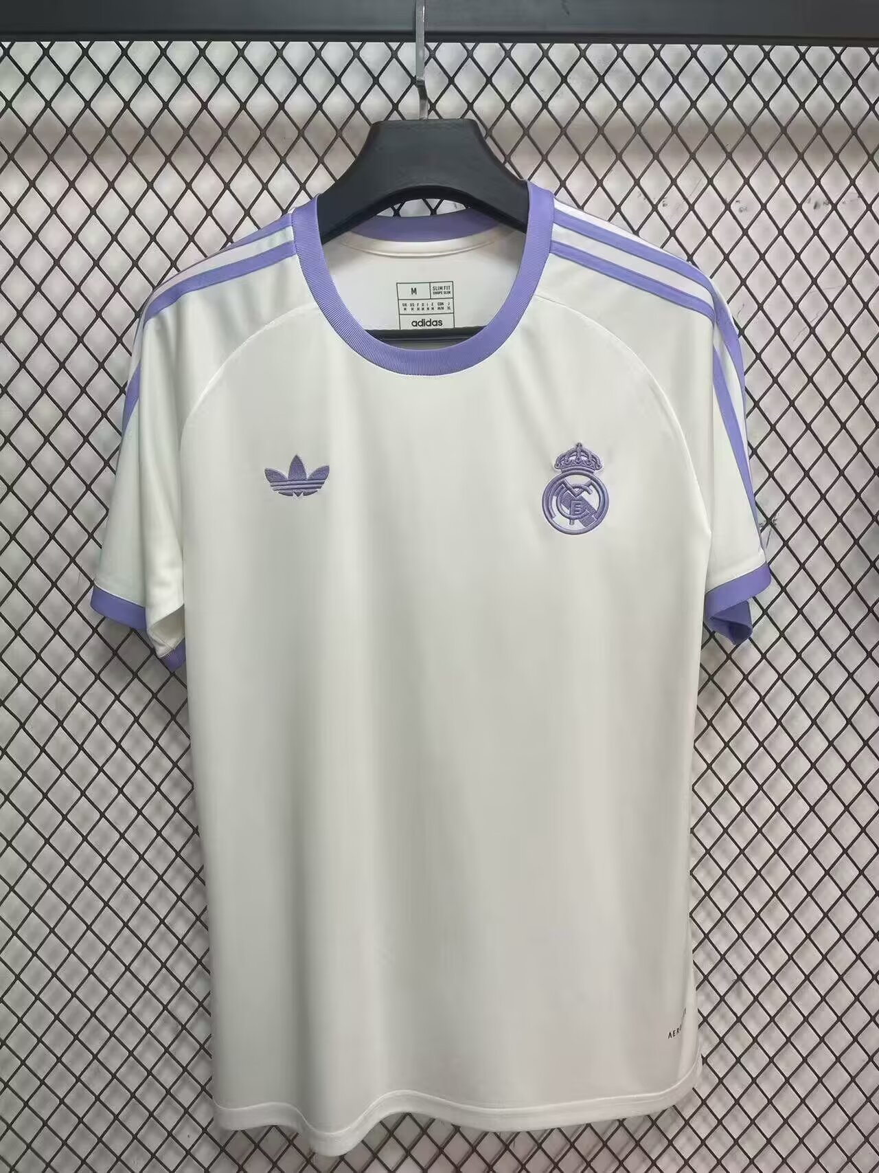 2024/25 Special Version Real Madrid White Cotton T-Shirts-23/709/47