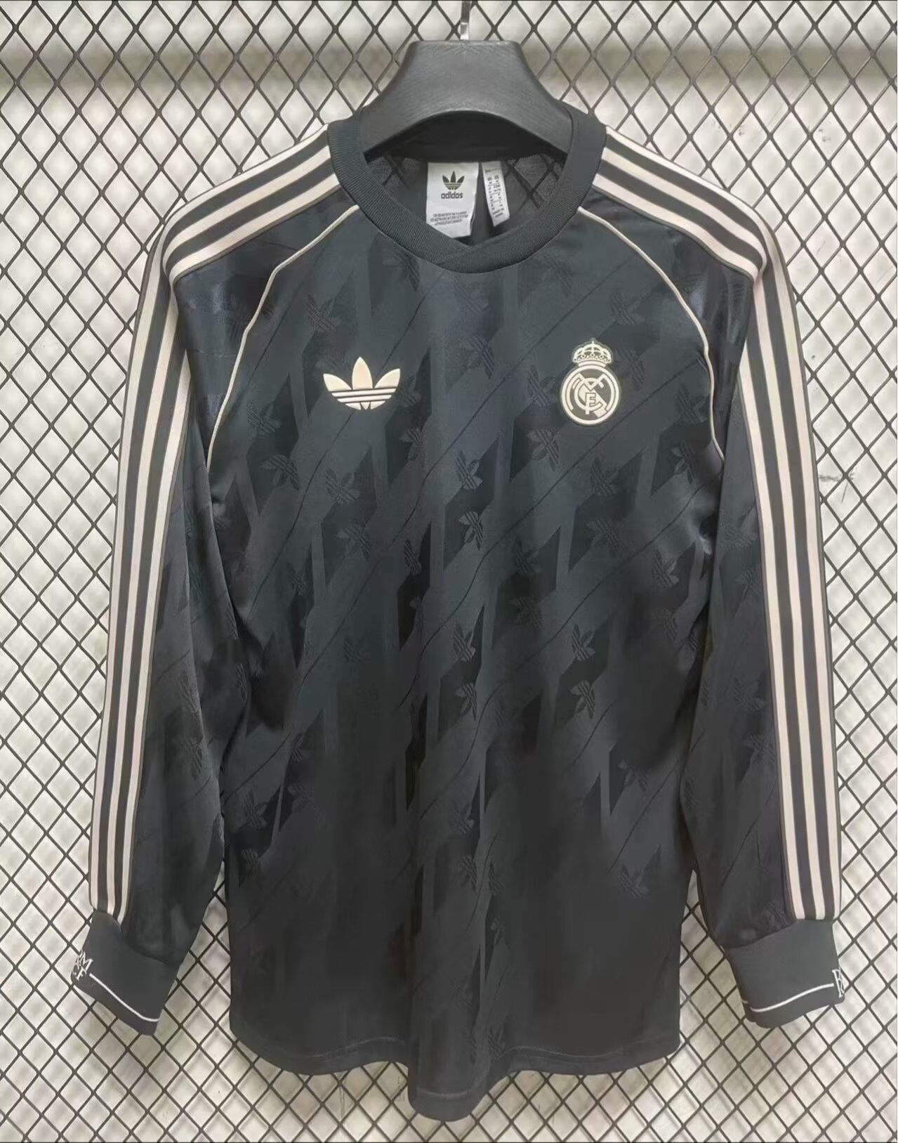 2024/25 Special Retro Version Real Madrid Black LS Thailand Soccer Jersey AAA-95/711