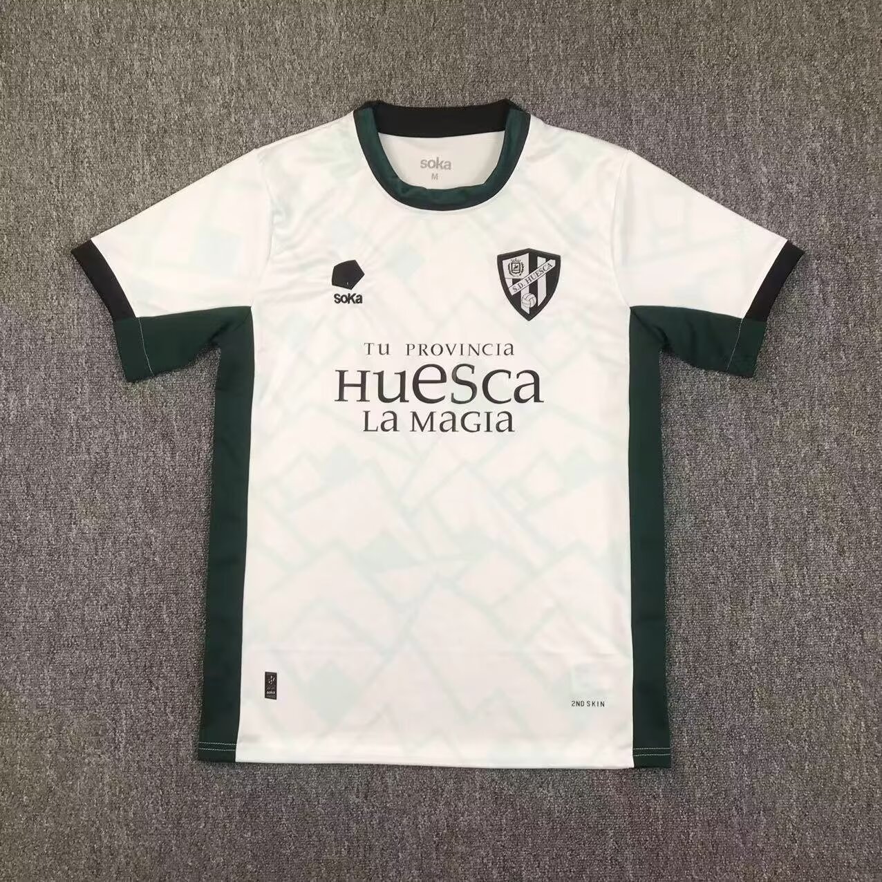 2024/25 SD Huesca Away White Thailand Soccer Jersey AAA-417