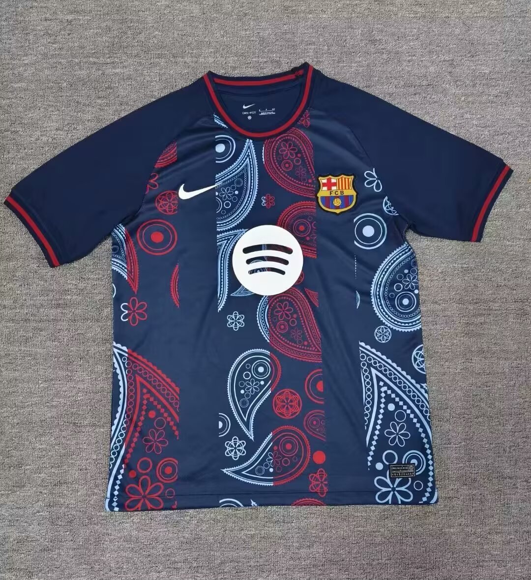 2024/25 Barcelona Blue Thailand Soccer Training Jerseys-23