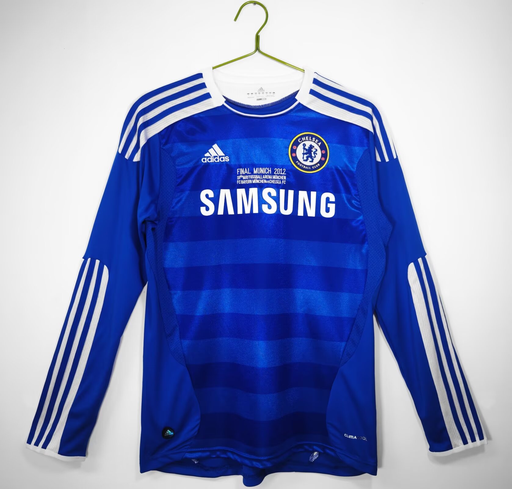 11-12 Retro Champions League Version Chelsea Blue Thailand LS Soccer Jersey AAA-601/710/811