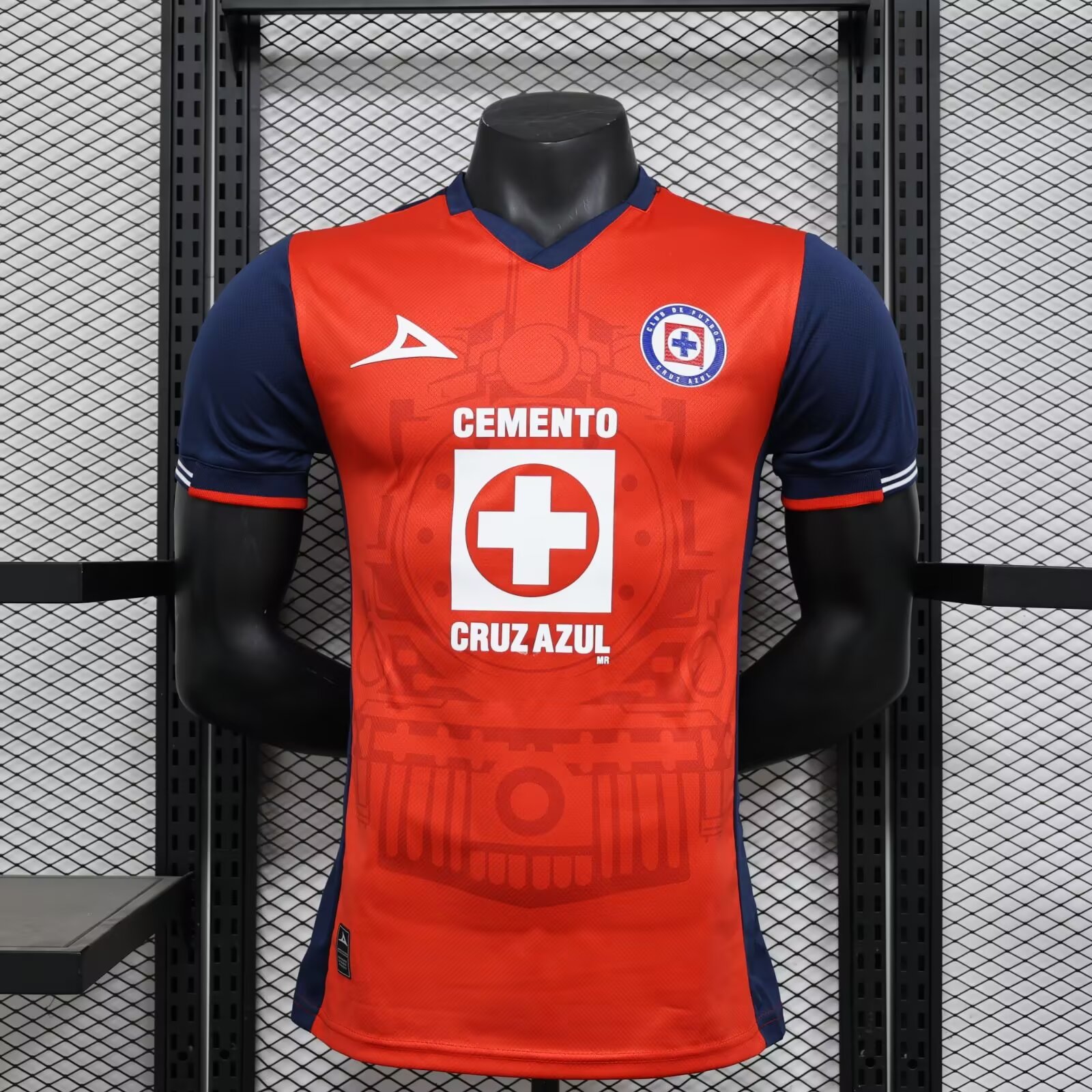 Player Version 2024/25 Cruz Azul 2nd Away Red Thailand Soccer Jersey AAA-888