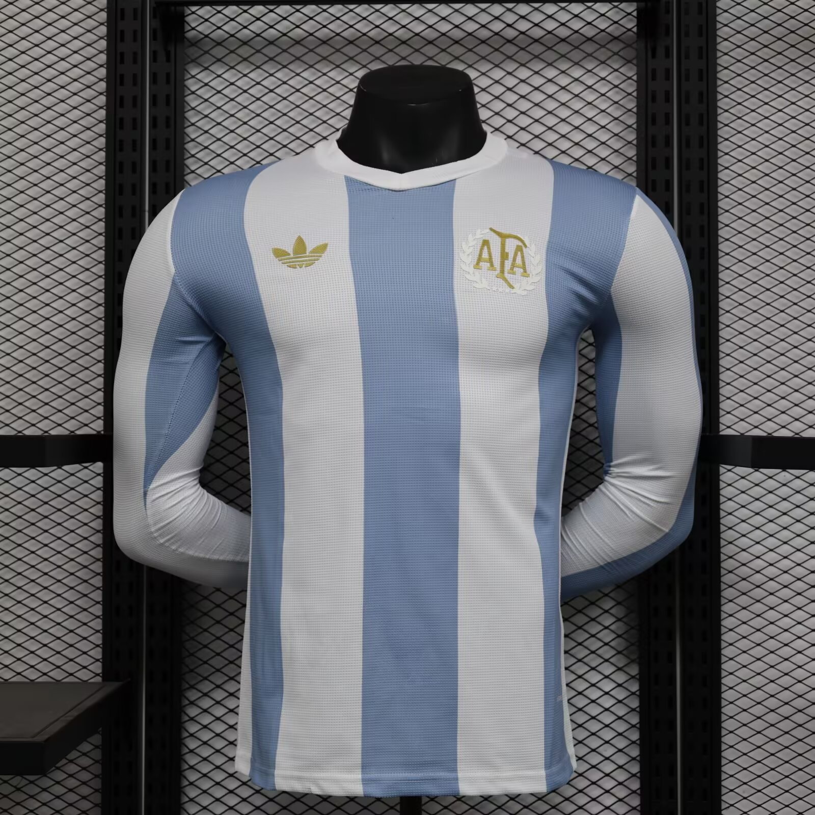 Player Commemorative Version 2024/25 Argentina White & Blue Thailand LS Soccer Jeesey AAA-888/210