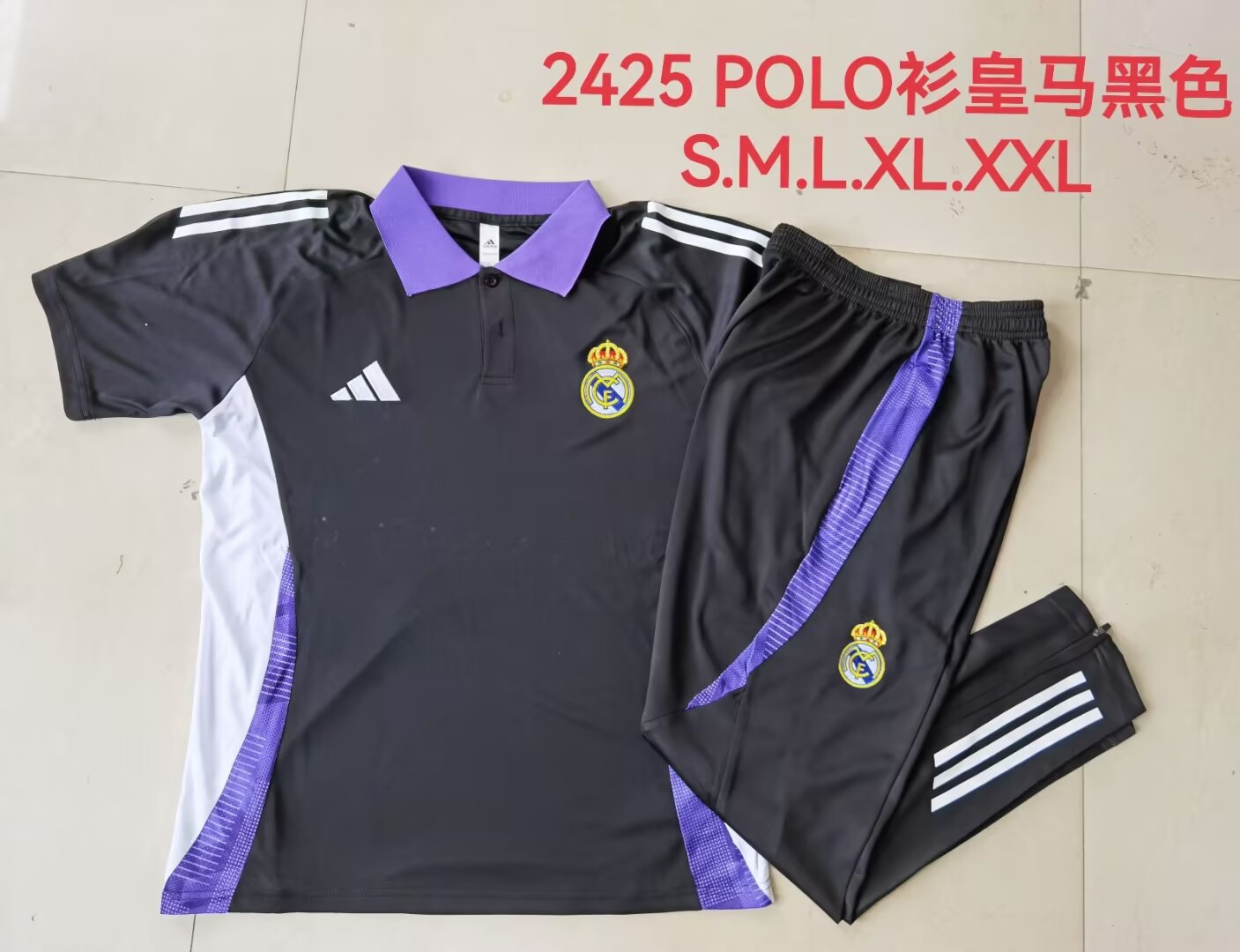 2024/25 Chelsea Black Thailand Polo Uniform-815